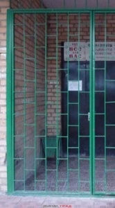 Дверь тамбурная решетчатая ДВ-ТМБ-18