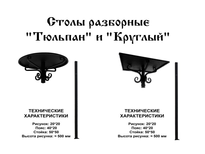 Стол круглый