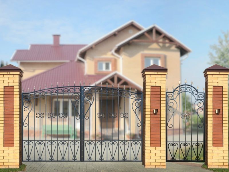 Ворота Узорные эконом